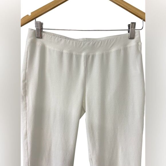 Eileen Fisher White Tapered Leggings Size XXS - Picture 3 of 8